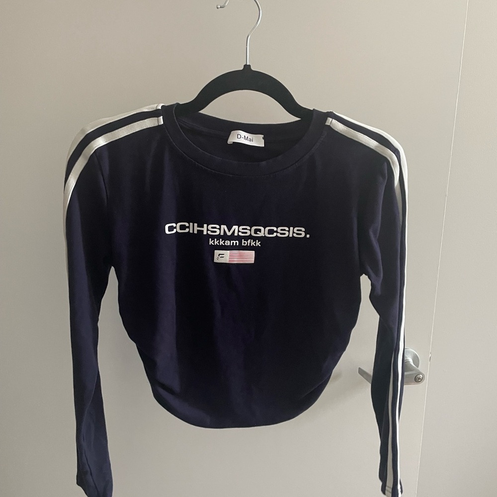 Navy Long Sleeve Shirt, super stretchy
